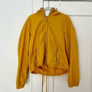 Ashley by 26 International yellow rain jacket sz L